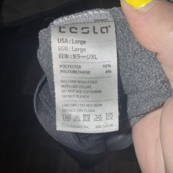 TESLA Mens 1/4 Zip Pullover Long Sleeve Shirt Athletic Quarter Zip L Shirt Gray - Picture 5 of 5